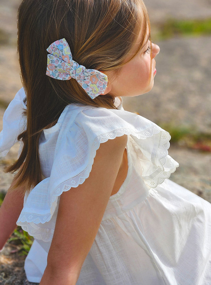 Blusa Volante Blanca