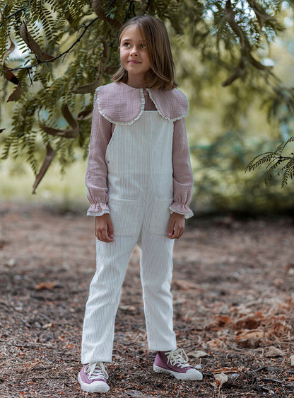 Camisa Rosa Puntilla