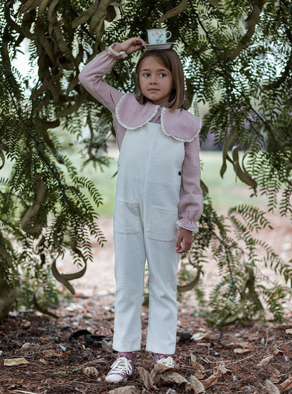 Camisa Rosa Puntilla