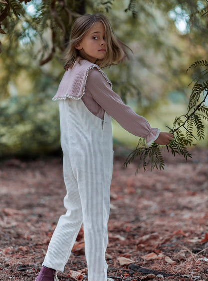 Camisa Rosa Puntilla