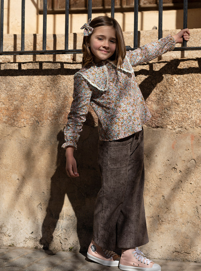 Pantalón Flare Pana Tronco