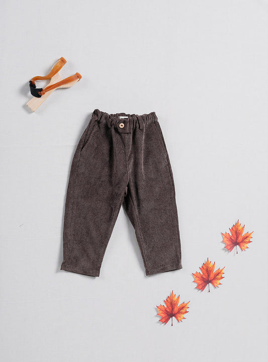 Pantalones Relaxed Pana Tronco